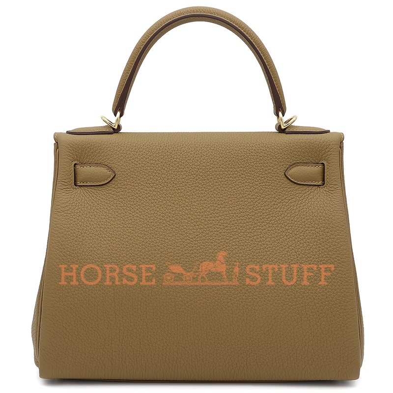 Hermès Kelly Retourne 28 Bronze Dore Togo GHW