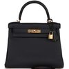 Hermès Kelly Retourne 28 Caban Togo GHW