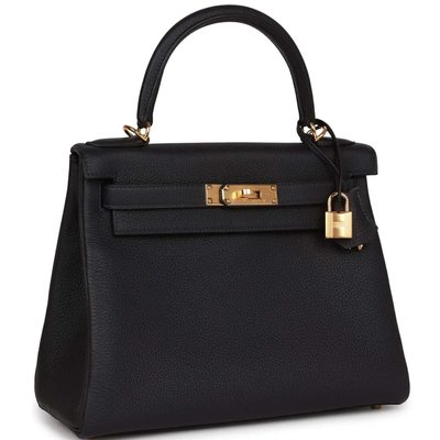 Hermès Kelly Retourne 28 Caban Togo GHW 