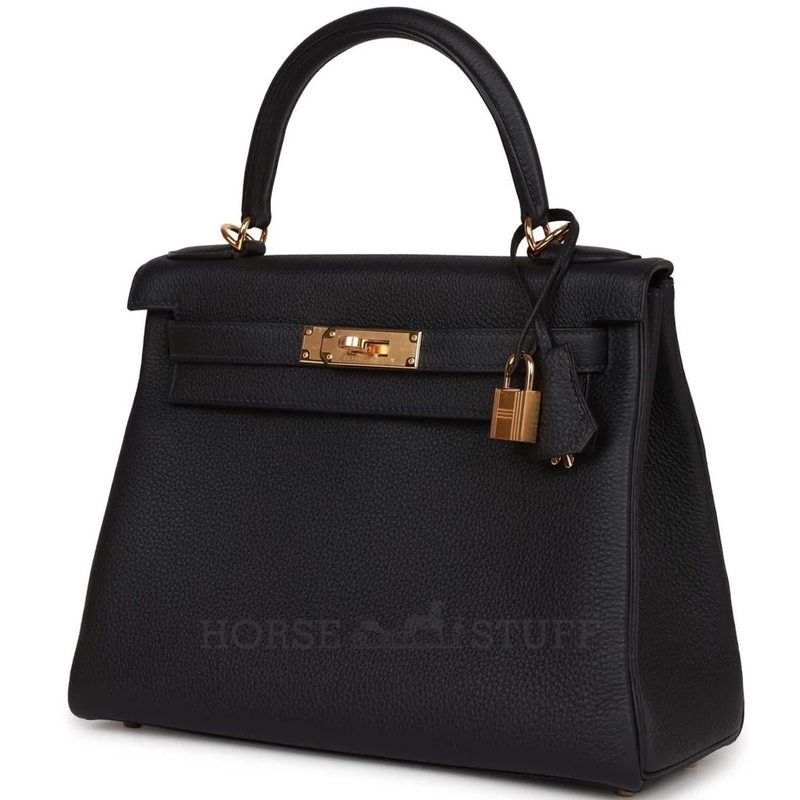 Hermès Kelly Retourne 28 Caban Togo GHW