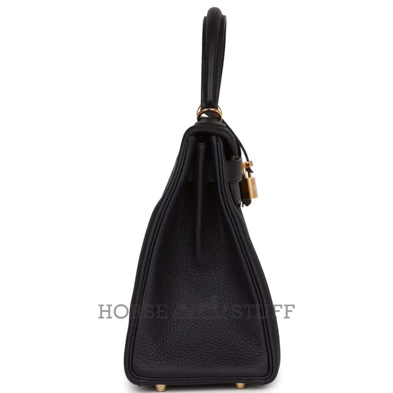 Hermès Kelly Retourne 28 Caban Togo GHW