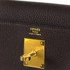 Hermès Kelly Retourne 28 Chocolate Togo GHW