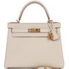 Hermès Kelly Retourne 28 Craie Togo GHW