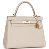 Hermès Kelly Retourne 28 Craie Togo GHW