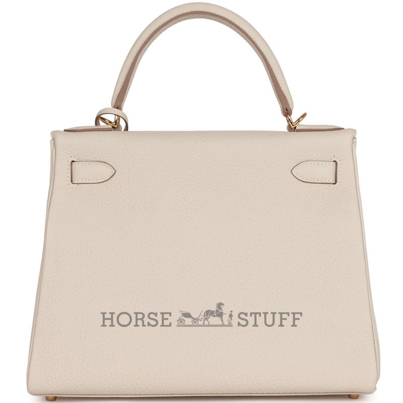 Hermès Kelly Retourne 28 Craie Togo GHW