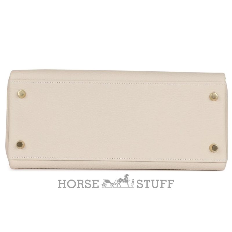 Hermès Kelly Retourne 28 Craie Togo GHW