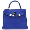 Hermès Kelly Retourne 28 Blue Elecrique Togo PHW