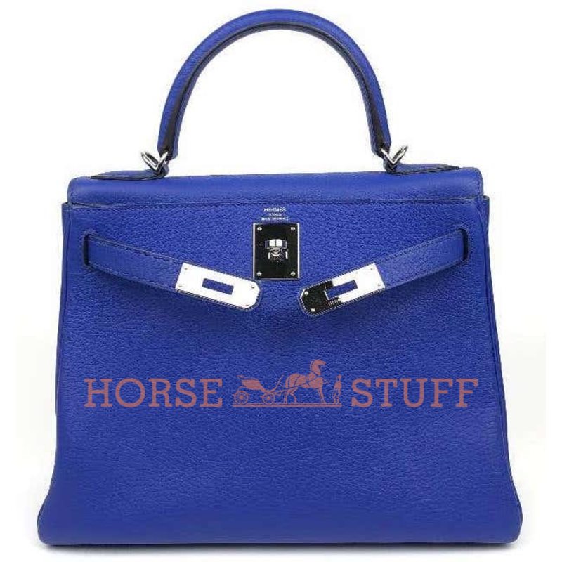 Hermès Kelly Retourne 28 Blue Elecrique Togo PHW