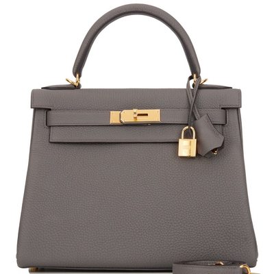 Hermès Kelly Retourne 28 Etain Togo GHW