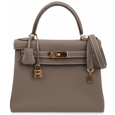 Hermès Kelly Retourne 28 Etoupe Togo GHW