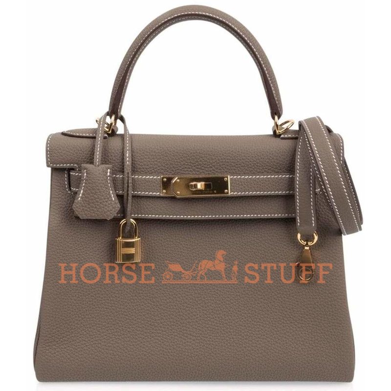 Hermès Kelly Retourne 28 Etoupe Togo GHW