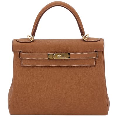 Hermès Kelly Retourne 28 Gold Togo GHW