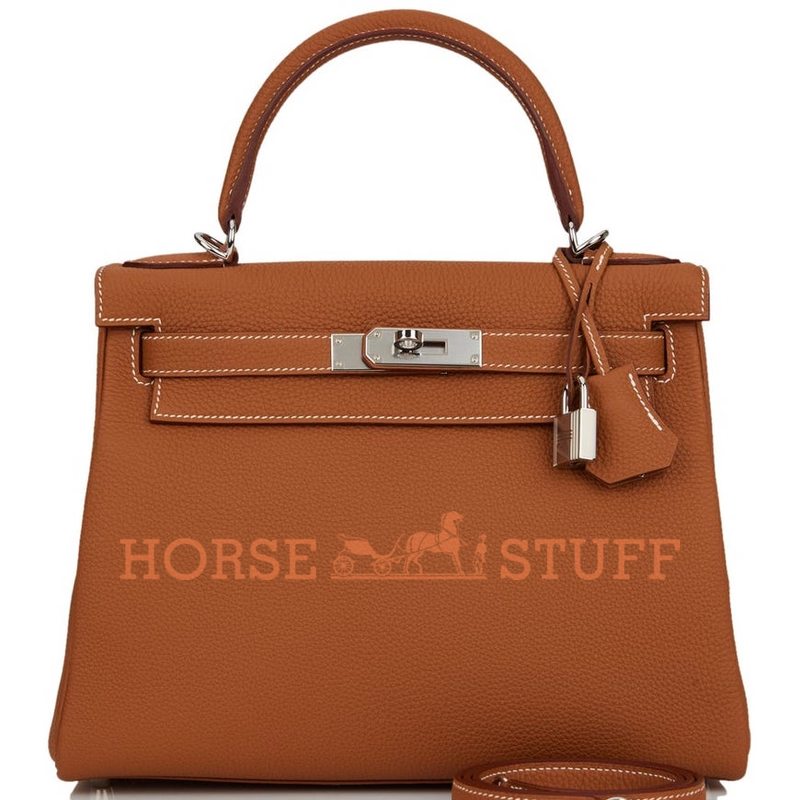 Hermès Kelly Retourne 28 Gold Togo PHW