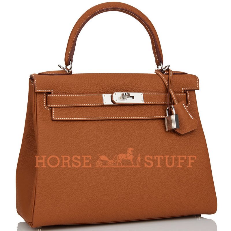 Hermès Kelly Retourne 28 Gold Togo PHW