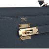 Hermès Kelly Retourne 28 Gris Misty Togo Permabrass HW