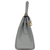 Hermès Kelly Retourne 28 Gris Mouette Togo GHW