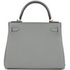 Hermès Kelly Retourne 28 Gris Mouette Togo GHW