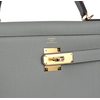 Hermès Kelly Retourne 28 Gris Mouette Togo GHW
