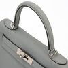 Hermès Kelly Retourne 28 Gris Mouette Togo PHW