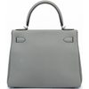 Hermès Kelly Retourne 28 Gris Mouette Togo PHW