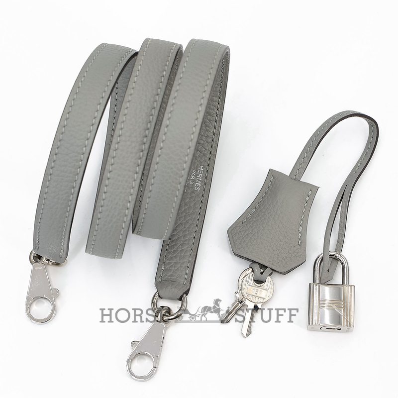 Hermès Kelly Retourne 28 Gris Mouette Togo PHW