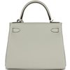 Hermès Kelly Retourne 28 Gris Neve Togo PHW