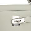Hermès Kelly Retourne 28 Gris Neve Togo PHW