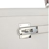 Hermès Kelly Retourne 28 Gris Pale Togo PHW