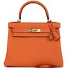 Hermès Kelly Retourne 28 Orange Togo GHW