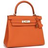 Hermès Kelly Retourne 28 Orange Togo GHW