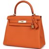 Hermès Kelly Retourne 28 Orange Togo GHW