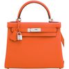 Hermès Kelly Retourne 28 Orange Togo PHW