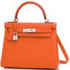 Hermès Kelly Retourne 28 Orange Togo PHW