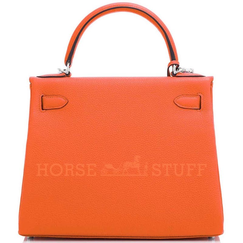 Hermès Kelly Retourne 28 Orange Togo PHW