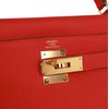 Hermès Kelly Retourne 28 Rouge Casaque Togo GHW