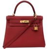 Hermès Kelly Retourne 28 Rouge Grenat Togo GHW