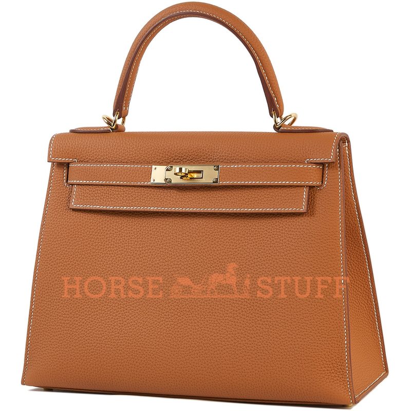 Hermès Kelly Sellier 28 Gold Togo GHW