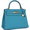 Hermès Kelly Retourne 28 Turquoise Togo GHW