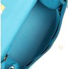 Hermès Kelly Retourne 28 Turquoise Togo GHW
