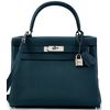 Hermès Kelly Retourne 28 Vert Cypress Togo PHW