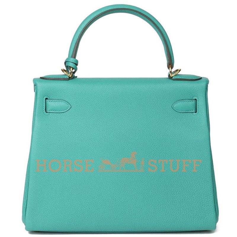 Hermès Kelly Retourne 28 Vert Verone Togo GHW