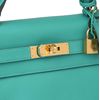 Hermès Kelly Retourne 28 Vert Verone Togo GHW