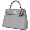 Hermès Kelly Sellier 28 Special Order HSS Verso Blue Glacier / Black Epsom BPHW