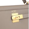 Hermès Kelly Sellier 28 Special Order HSS Verso Gris Asphalt / Rose Pourpre Epsom BGHW