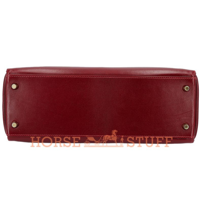 Hermes Kelly Retourne 32 Rouge H Box Calf GHW