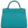 Hermes Kelly Retourne 32 Blue Paon Clemence PHW