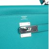 Hermes Kelly Retourne 32 Blue Paon Clemence PHW