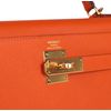 Hermès Kelly Sellier 32 Feu Epsom GHW