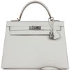 Hermès Kelly Sellier 32 Gris Pale Epsom PHW