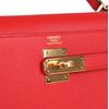 Hermès Kelly Sellier 32 Rouge Tomate Epsom GHW